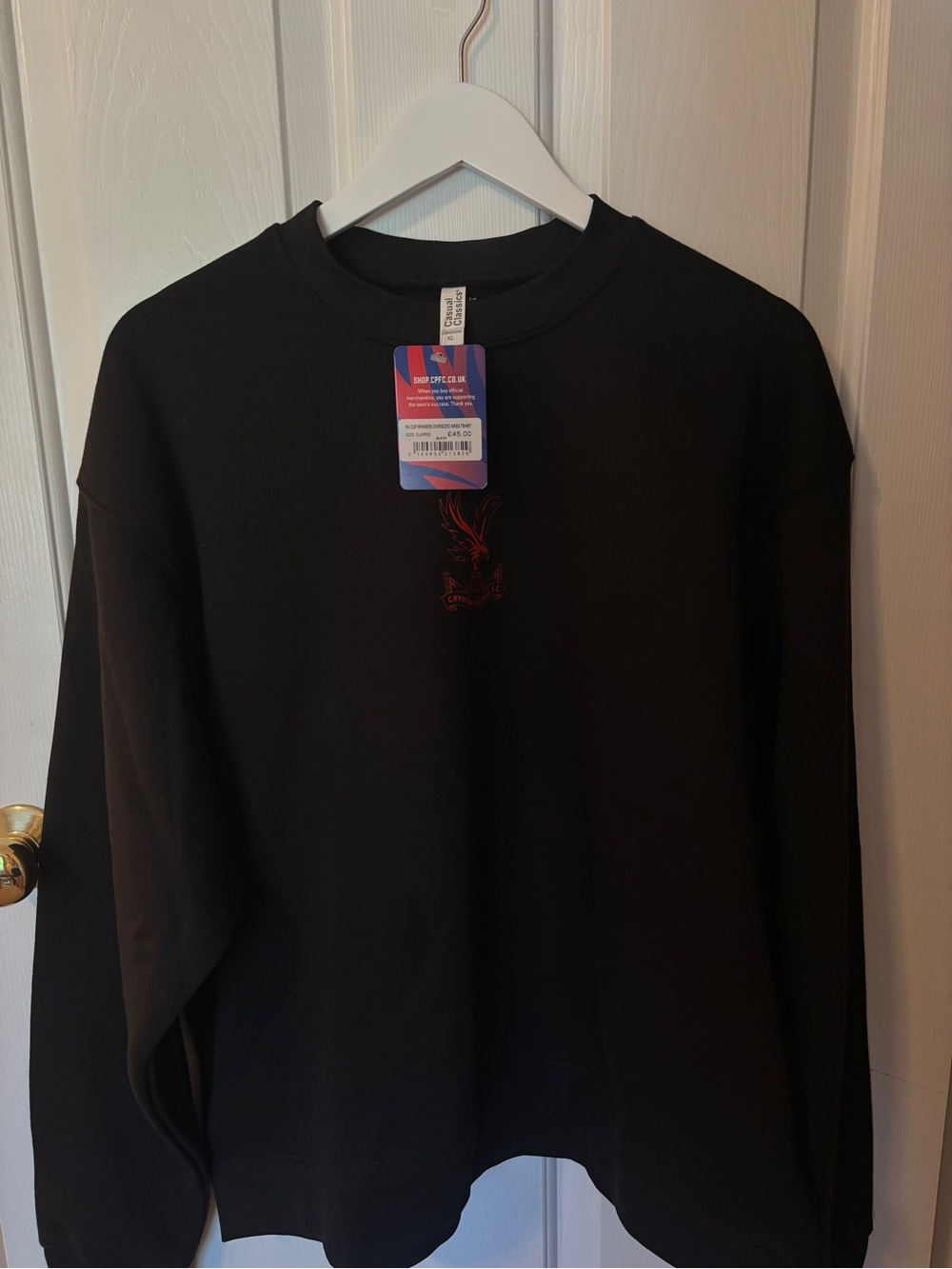NWT CPFC Crystal Palace FA Cup Winner Crewneck